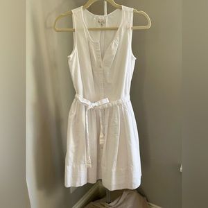 White Gap dress with pockets
